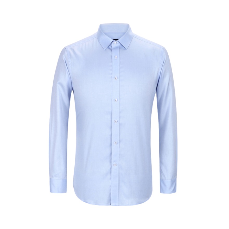 Youngor 免烫长袖商务休闲纯棉衬衣衬衫 男女同款 YLDP115103IFY