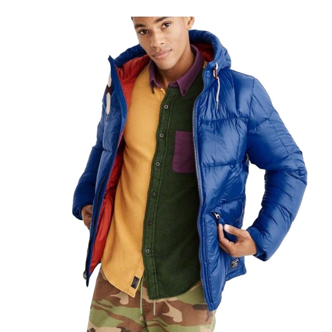 Abercrombie Fitch 加厚面包羽绒夹克 男女同款