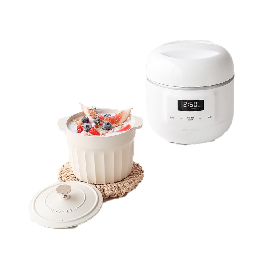 推荐商品：迷鹿 隔水小电炖锅全自动一人食煮粥饭锅煲汤锅家用电炖盅1人POT9