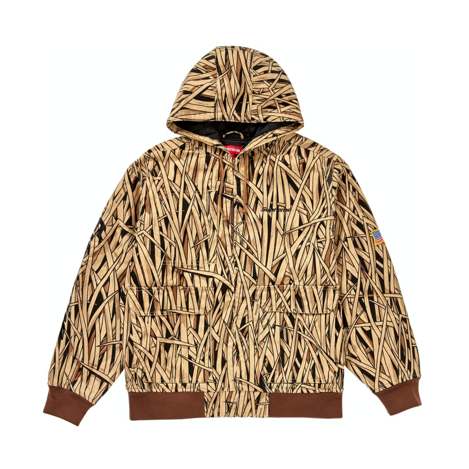 Supreme Canvas Hooded Work Jacket 帆布工装连帽夹克 男女同款
