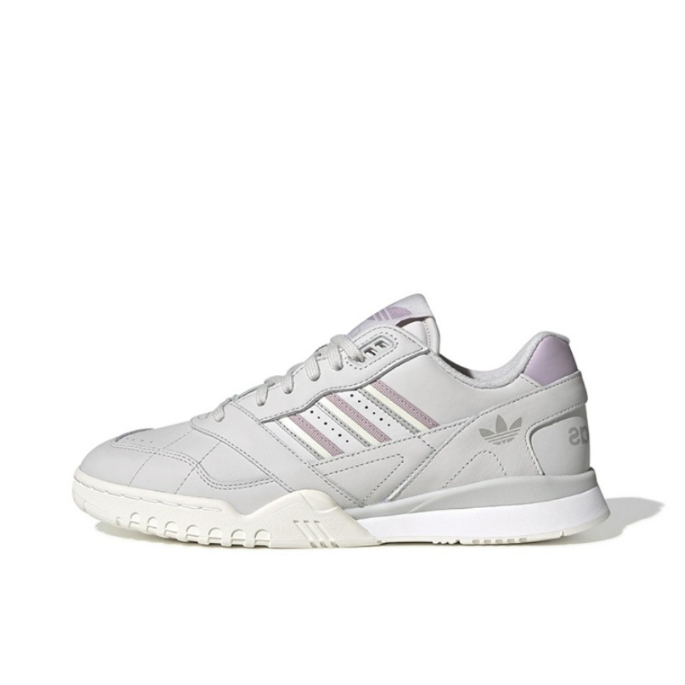 推荐商品：adidas A.R.Trainer 运动休闲鞋 复古经典防滑耐磨透气轻便 灰色/紫色