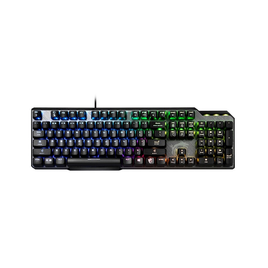 MSI/微星 GK50 ELITE 钛金板 有线电竞机械键盘