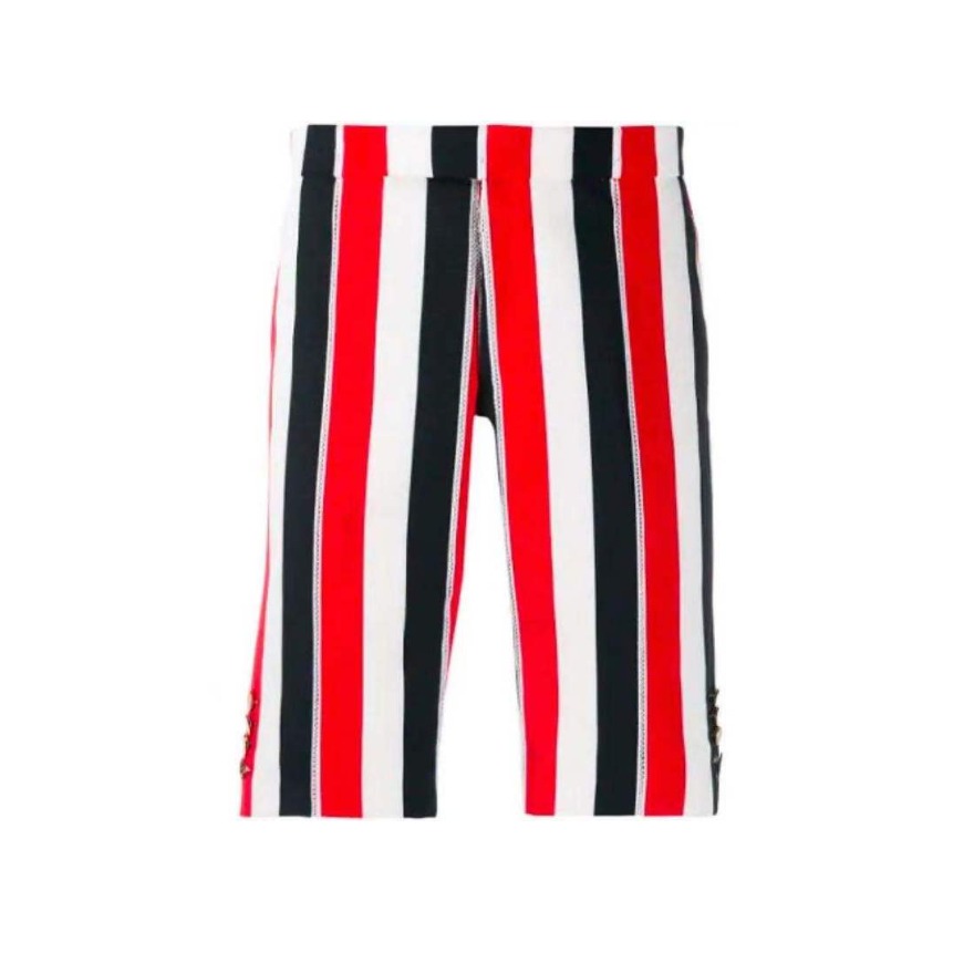 Thom Browne 经典三色条纹修身短裤 男女同款