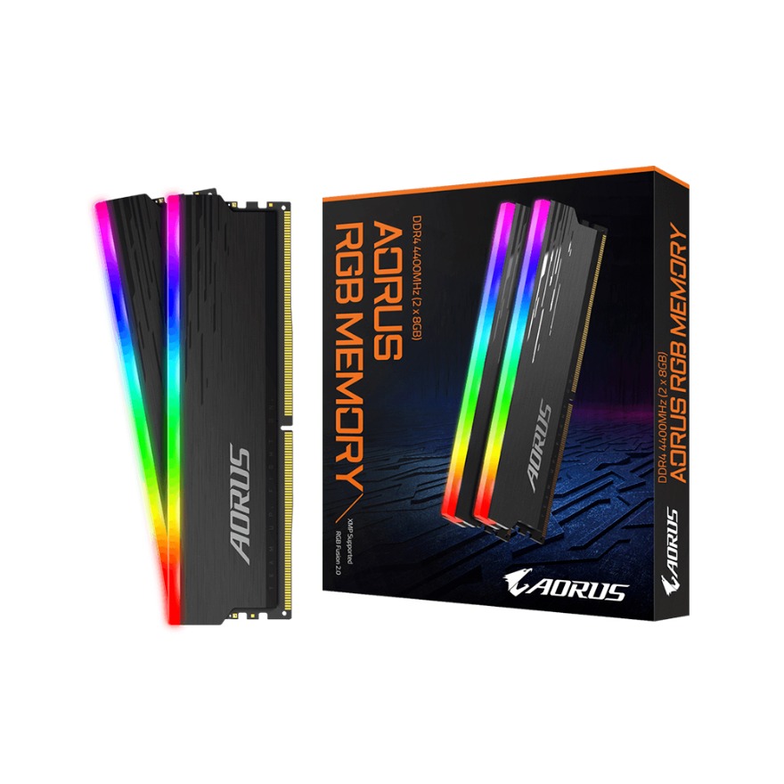 GIGABYTE/技嘉 AORUS DDR4 4400MHz RGB台式机内存条
