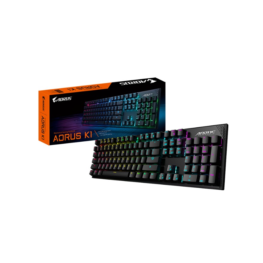 GIGABYTE/技嘉 AORUS K1 猎鹰 RGB有线机械键盘 