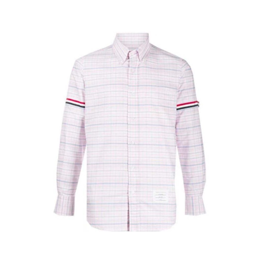 Thom Browne 三色罗缎臂环牛津长袖衬衫 男女同款 MWL301A-06347-996