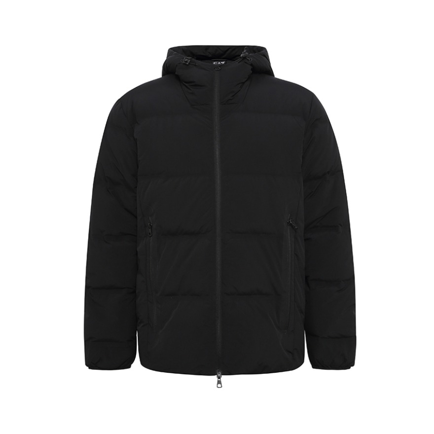 Armani/阿玛尼EA7 加厚保暖百搭连帽羽绒服 男女同款