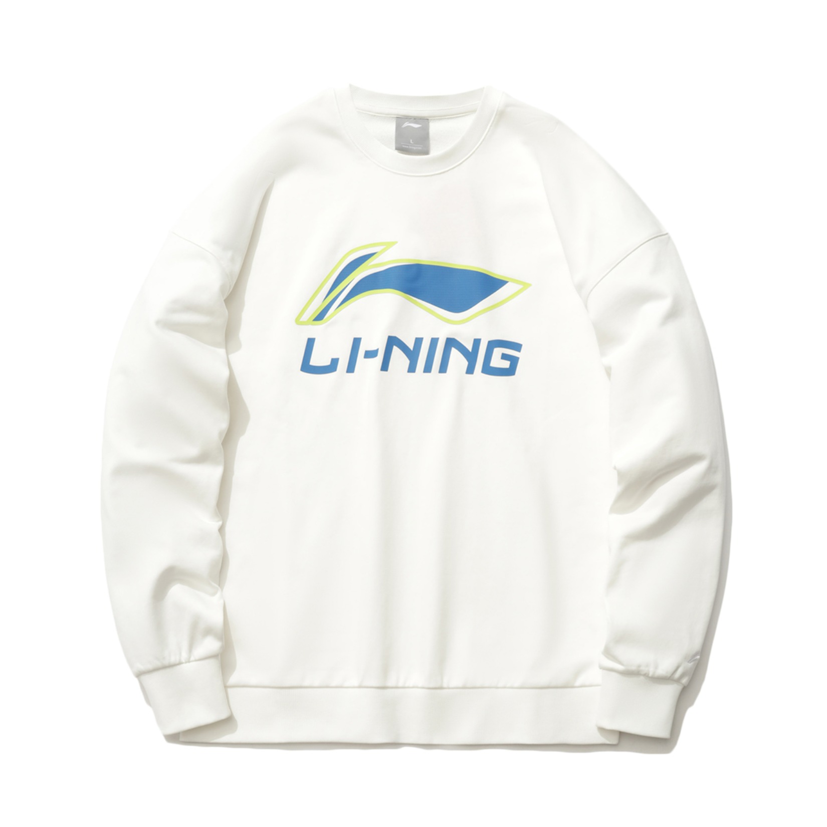 Li Ning 运动时尚圆领宽松套头卫衣 男女同款 AWDR369-2