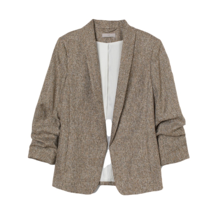 H&M 时尚百搭气质修身西服 男女同款 0708138