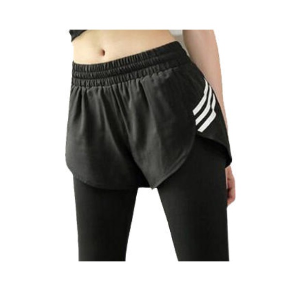 的确奇 假两件运动紧身裤