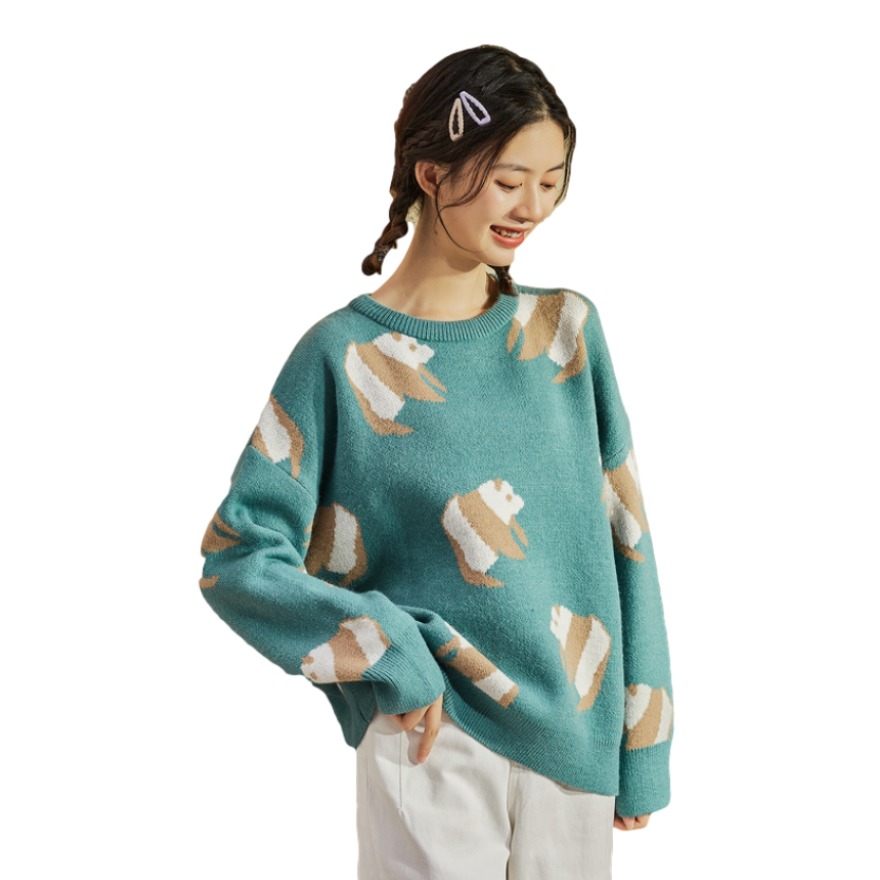 tonlion 套头圆领宽松卫衣 625420043303