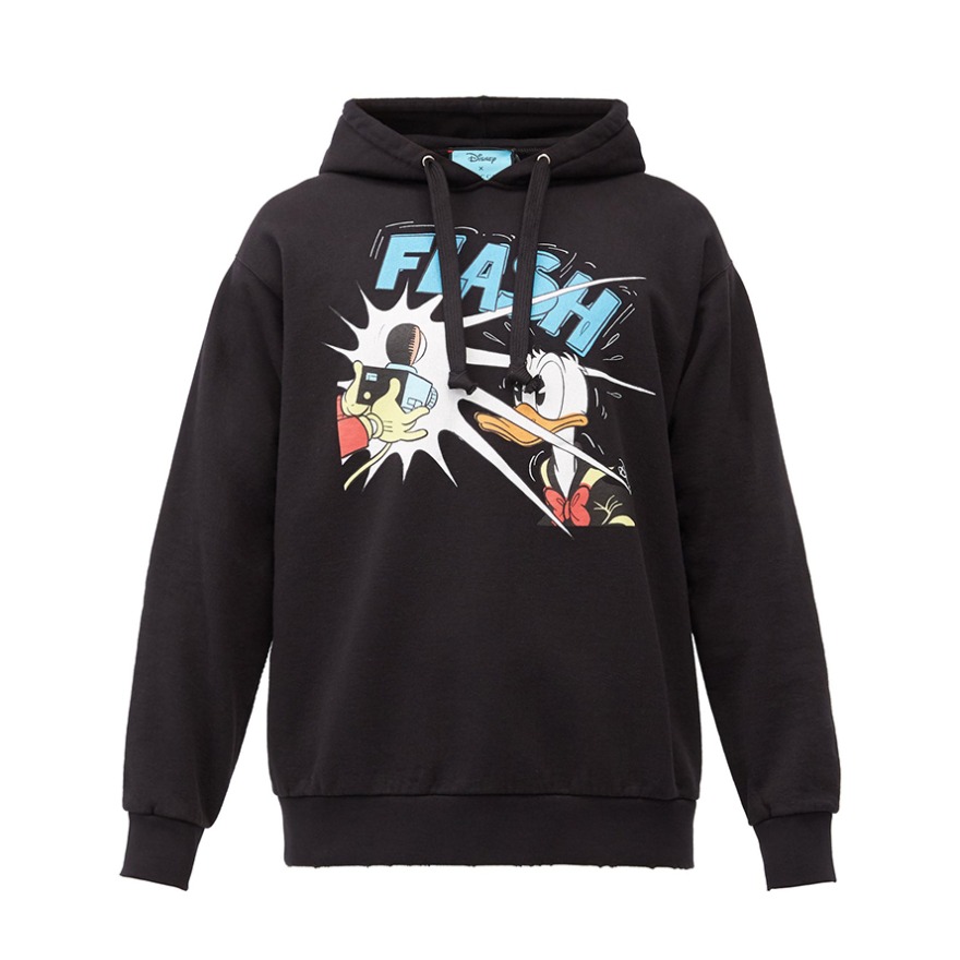 Gucci X Disney 图案印花连帽卫衣 男女同款 623244XJD