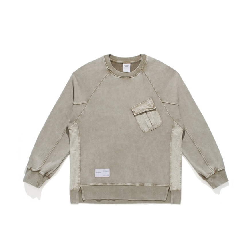 NOTHOMME 复古拼接工装卫衣 男女同款 20Y015