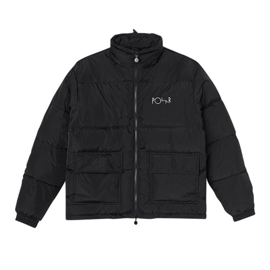 Polar Skate Co. Pocket Puffer Jacket 刺绣宽松鹅绒羽绒服外套 男女同款