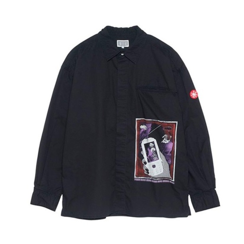 Cav Empt 手机贴布长袖衬衫 男女同款