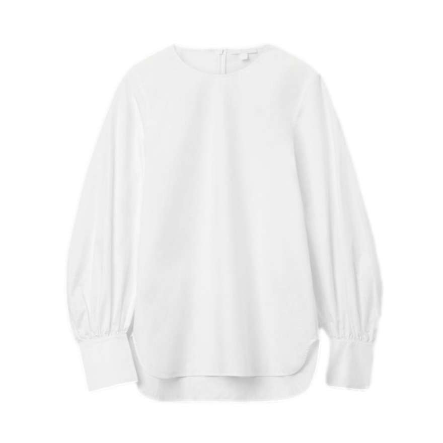 COS 纯色灯笼袖T恤 女装 0927756002