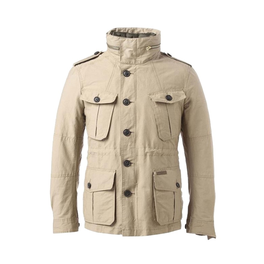 Burberry/博柏利 连帽棉质混纺长袖夹克 男女同款