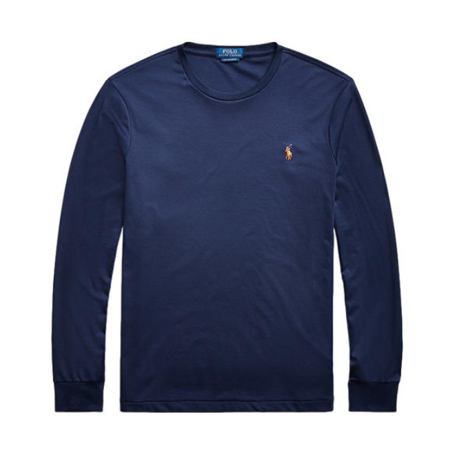 Ralph Lauren 定制修身柔软棉质长袖T恤 男女同款 12586