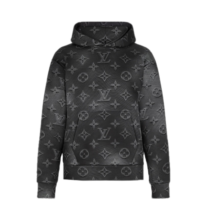 LOUIS VUITTON 2054系列 满印Logo连帽卫衣 男女同款