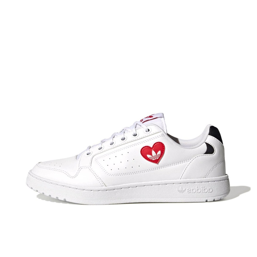 推荐商品：adidas Originals NY 90 板鞋 复古简约防滑耐磨 白色/红色/黑色