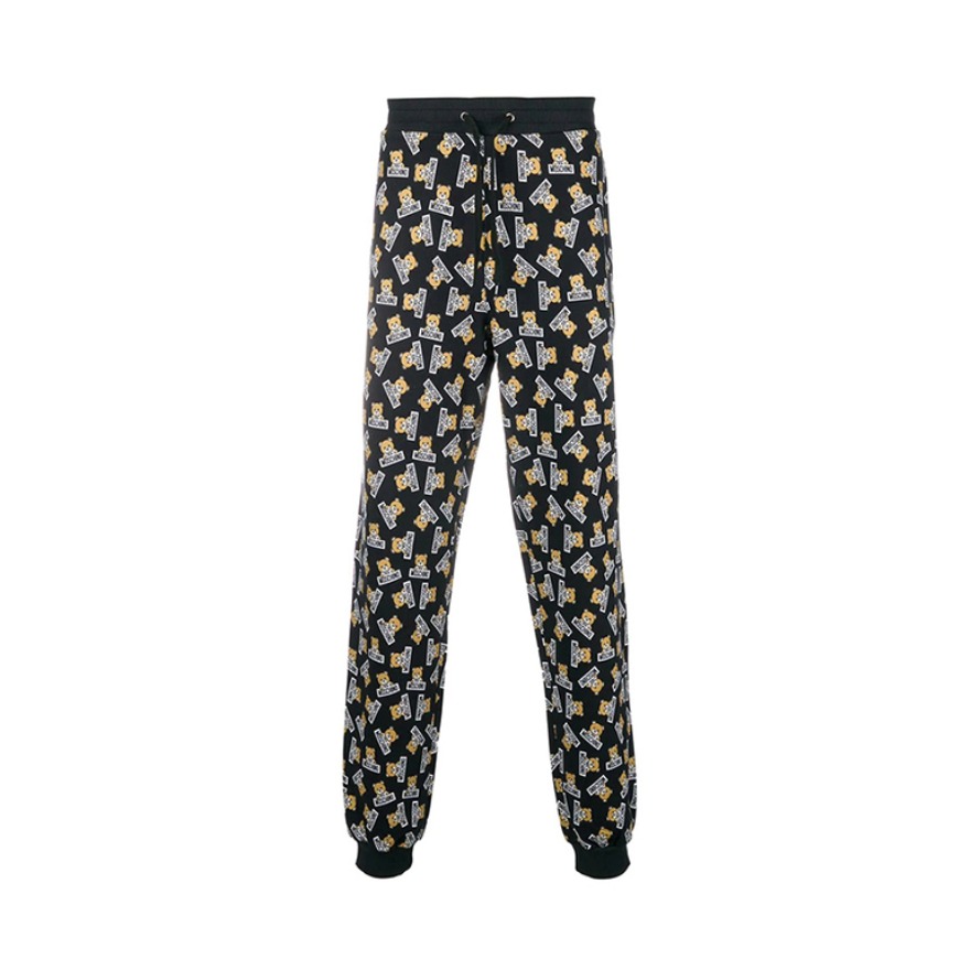 Moschino 棉质印花休闲卫裤 男女同款