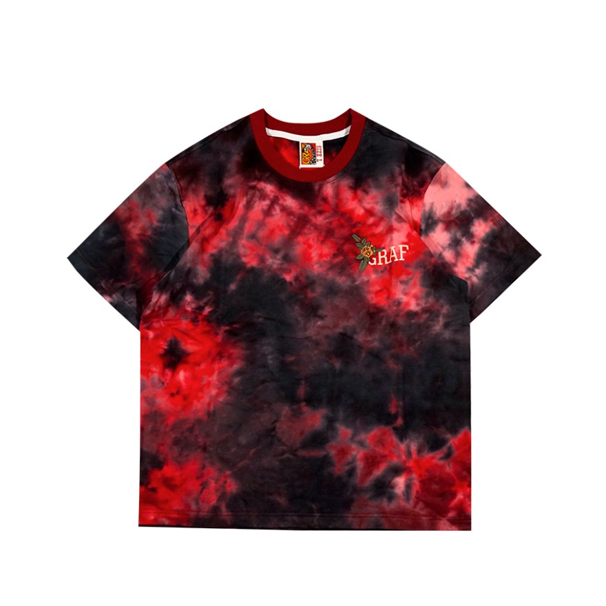 GRAF 纯棉扎染休闲T恤 男女同款
