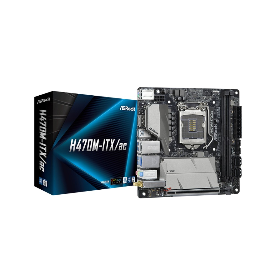 ASROCK/华擎科技 H470M-ITX/ac 主板