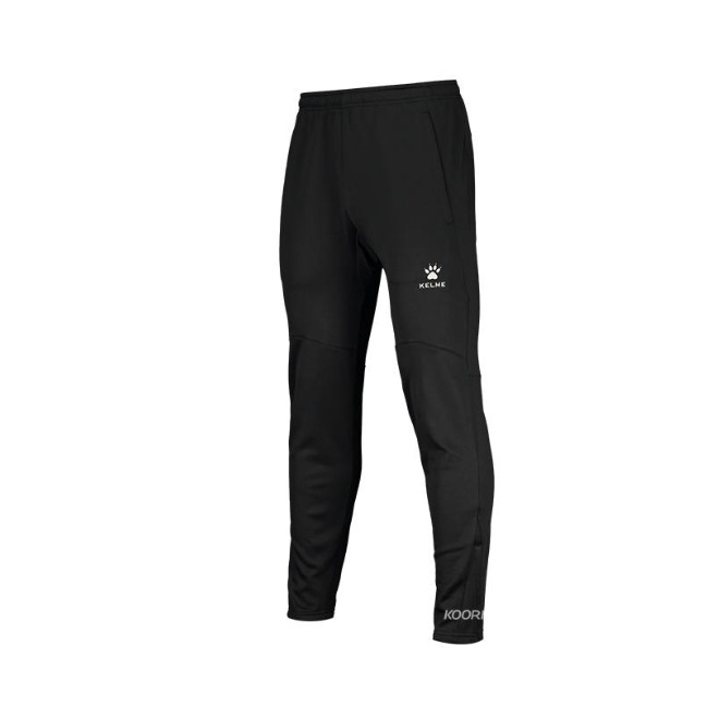 KELME 足球训练收腿拉链加绒加厚修身直筒运动长裤 男女同款 K15Z406