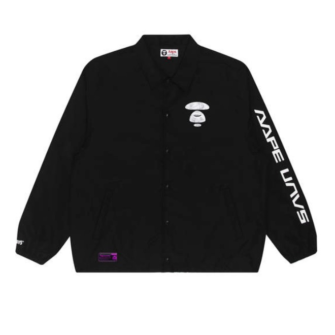 AAPE 男装线型迷彩猿颜刺绣字母印花夹克外套 7423