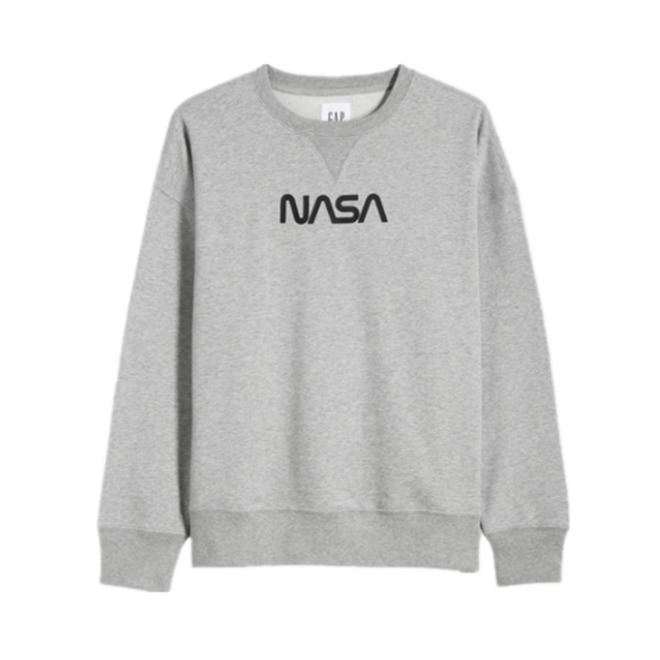 Gap x NASA联名 法式圈织软卫衣 692701
