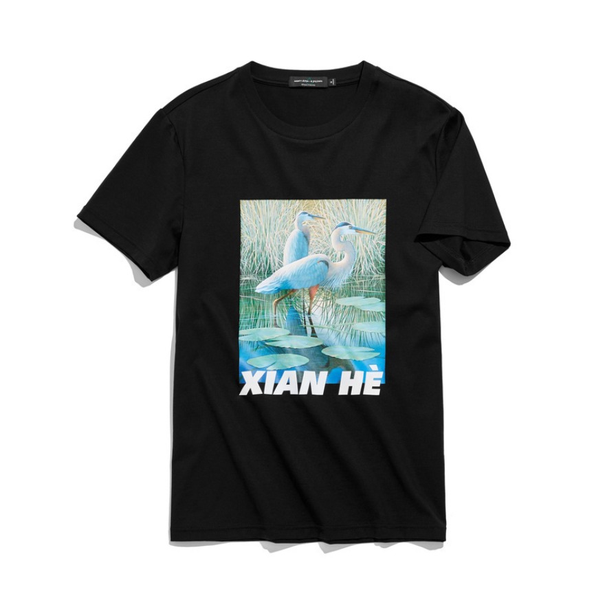 GXG.JEANS 圆领棉质短袖T恤 男女同款 JY144201C