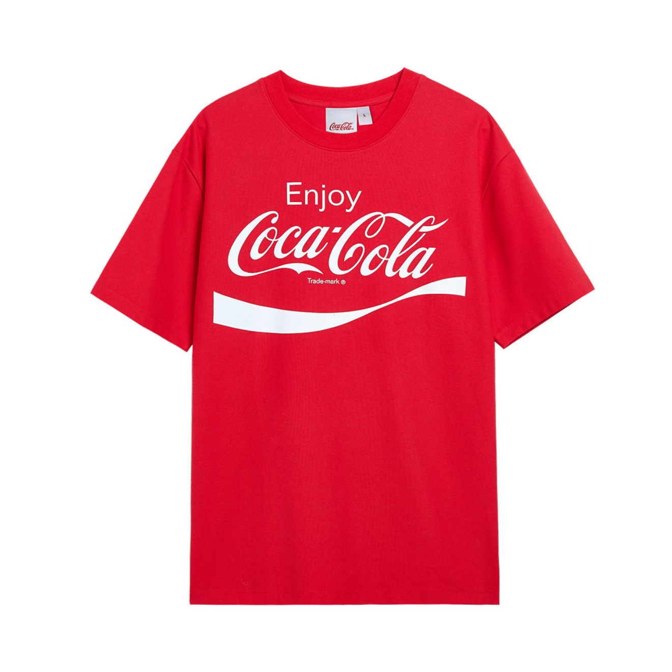 【白敬亭同款】【新春限定发售】Coca-Cola 可口可乐印花夏装纯棉圆领上衣打底T恤 男女同款 790111042