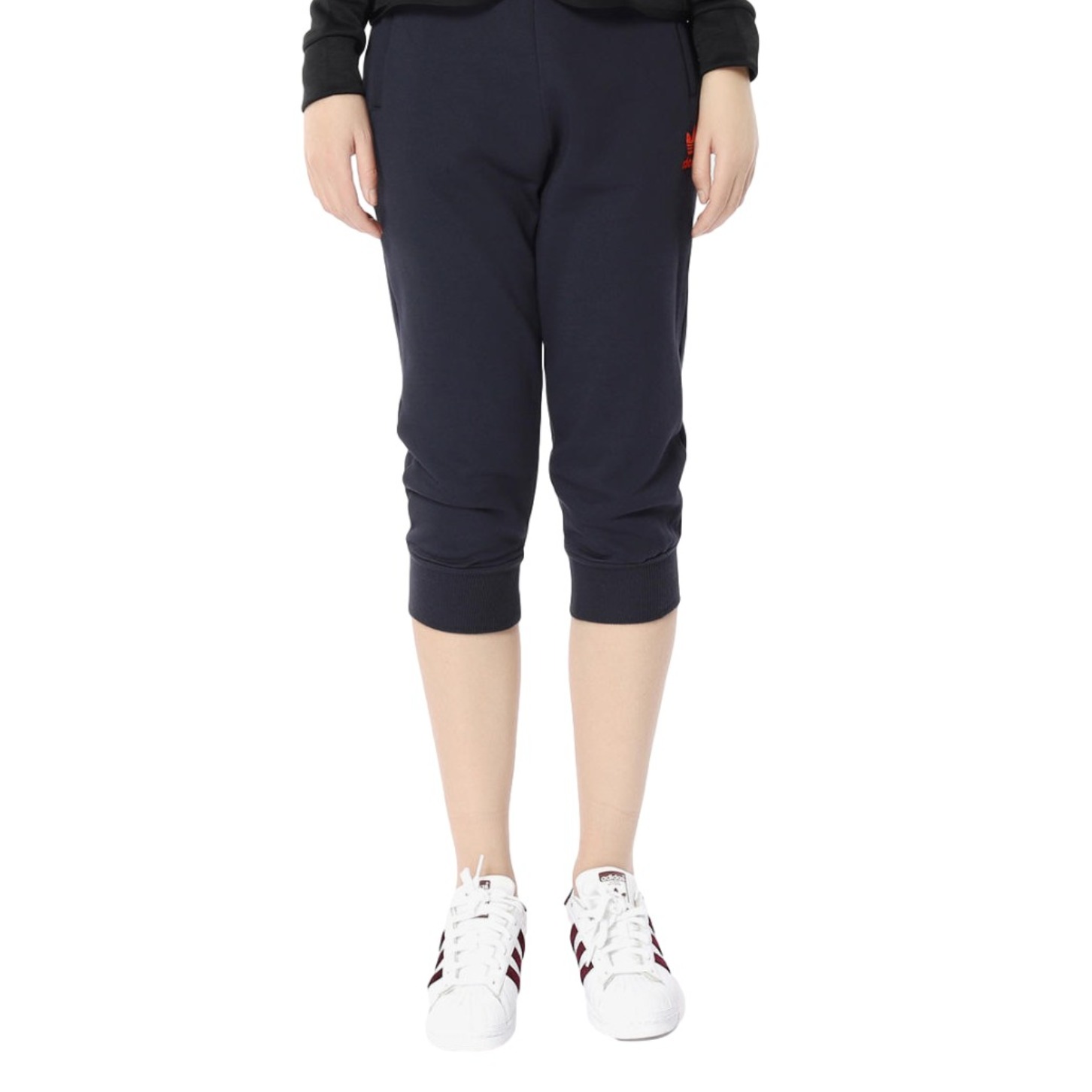 adidas Originals/三叶草 女子休闲运动透气七分裤 BK5828