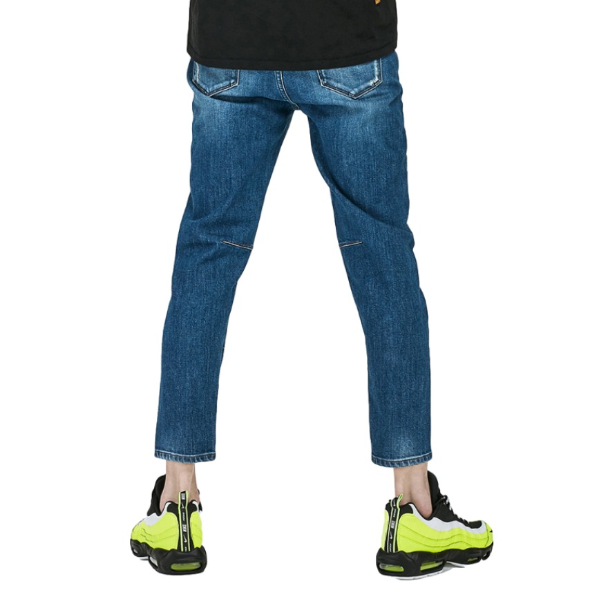 ABLE JEANS 街头破洞修身牛仔裤 300901009