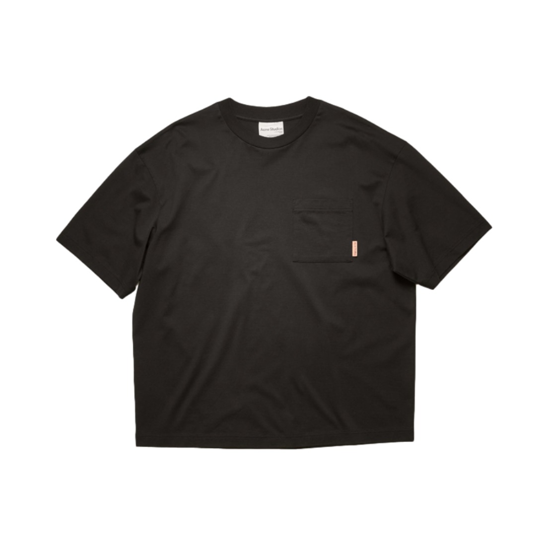 Acne Studios 贴袋圆领套头棉质休闲短袖 T恤 男女同款 BL0214-900