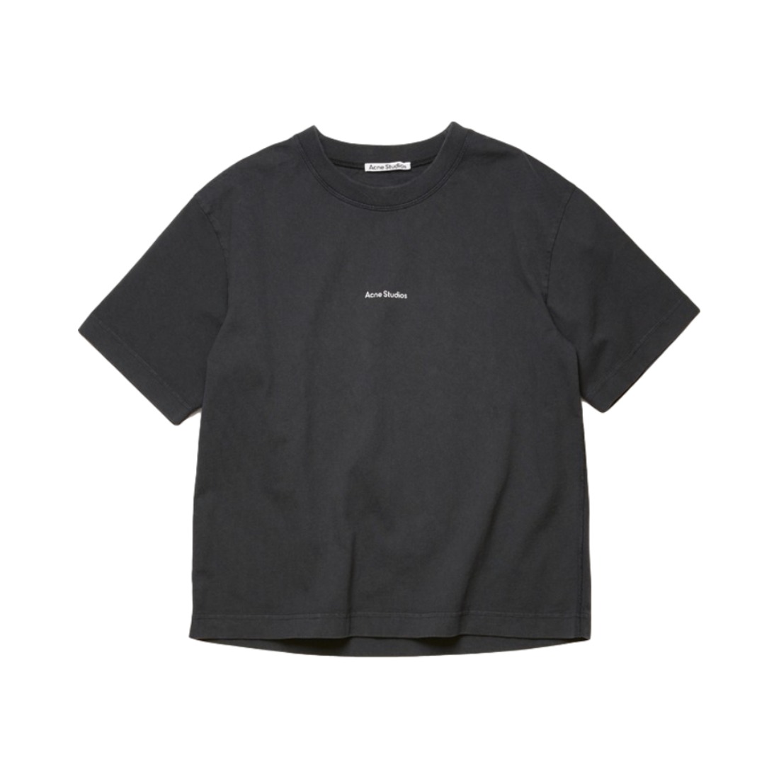 【娜扎同款】Acne Studios 2024SS 纯棉徽标印花圆领套头短袖T恤 男女同款 AL0149-900