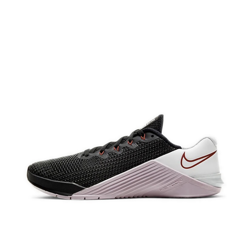 推荐商品：Nike Metcon 5 运动健身 舒适透气 防滑圆头 耐磨轻便 深蹲 训练鞋 Black/Pink/Green 黑色/粉色/绿色