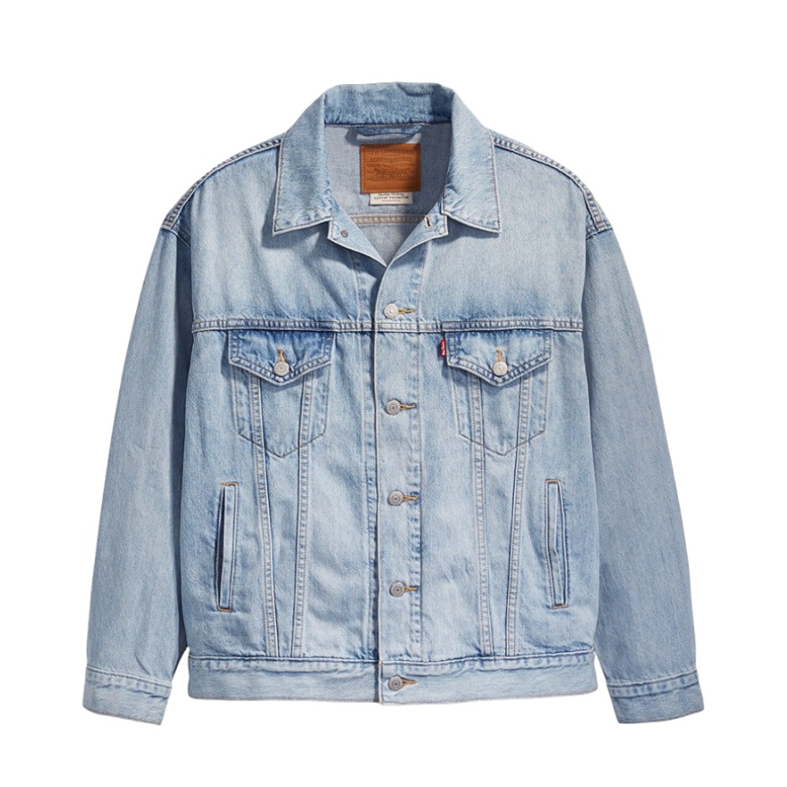 Levi's 女装 宽松落肩水洗牛仔夹克 79697-0010
