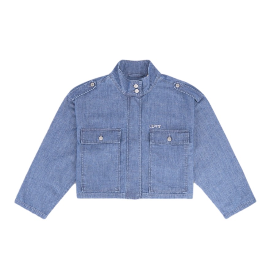 Levi's 女装 宽松立领牛仔夹克 21237-0000