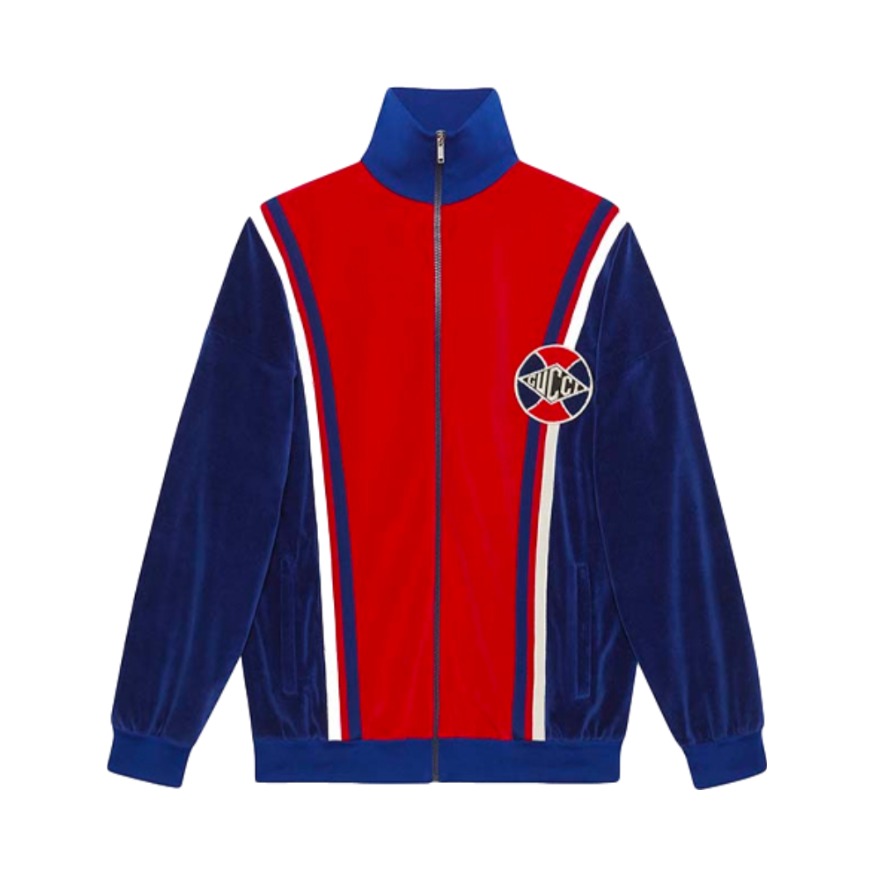 GUCCI 古驰 复古宽松棉质绳绒立领夹克 男女同款