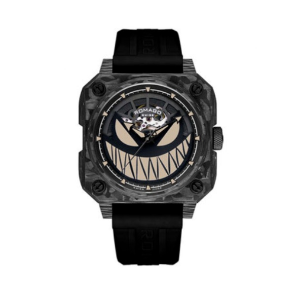 推荐商品：ROMAGO/雷米格 驭光者时尚碳纤维夜光全自动机械表 RM111