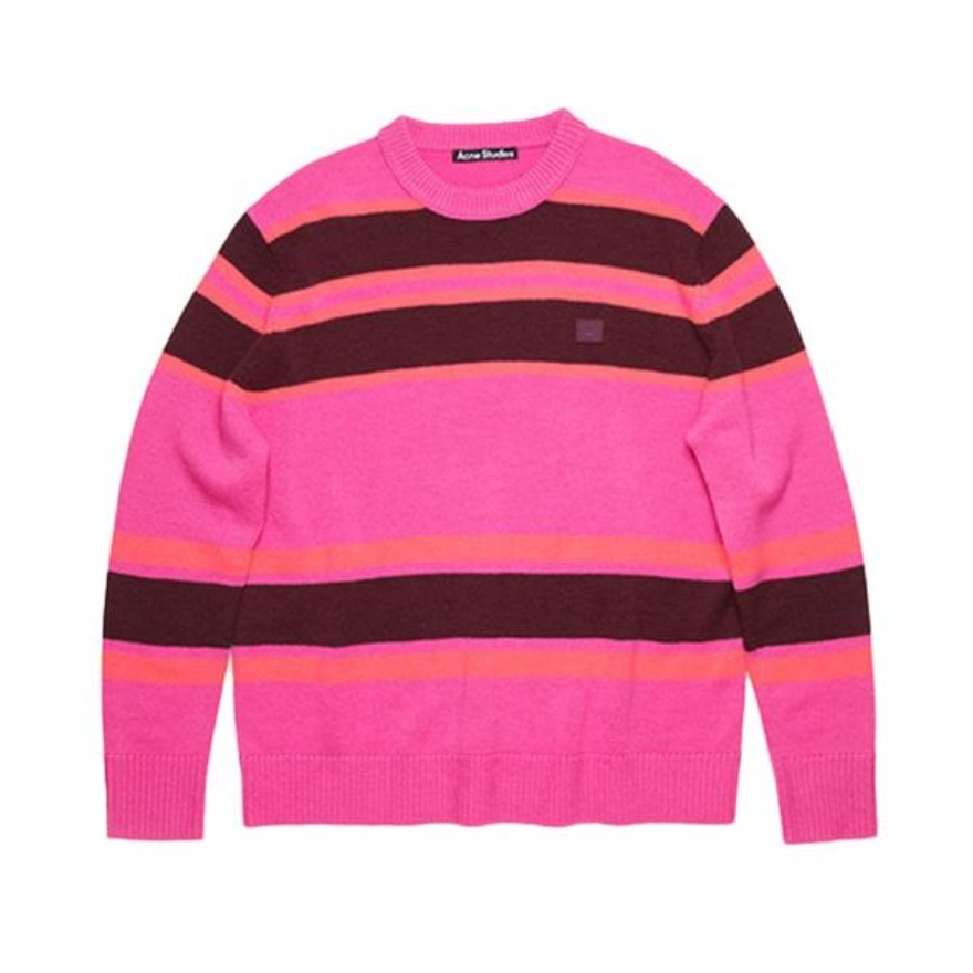 Acne Studios 条纹圆领毛衣 男女同款