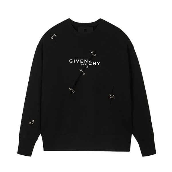 Givenchy/纪梵希 徽标Logo圆领套头长袖卫衣 男女同款 BMJ0B83Y6