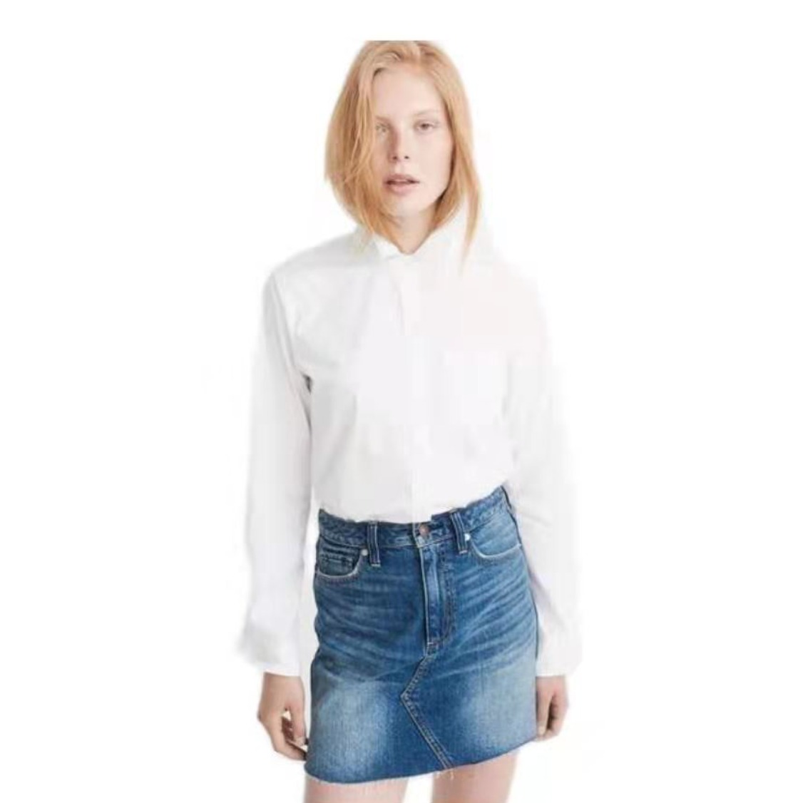 Abercrombie Fitch 府绸纯棉格子休闲衬衫 174586