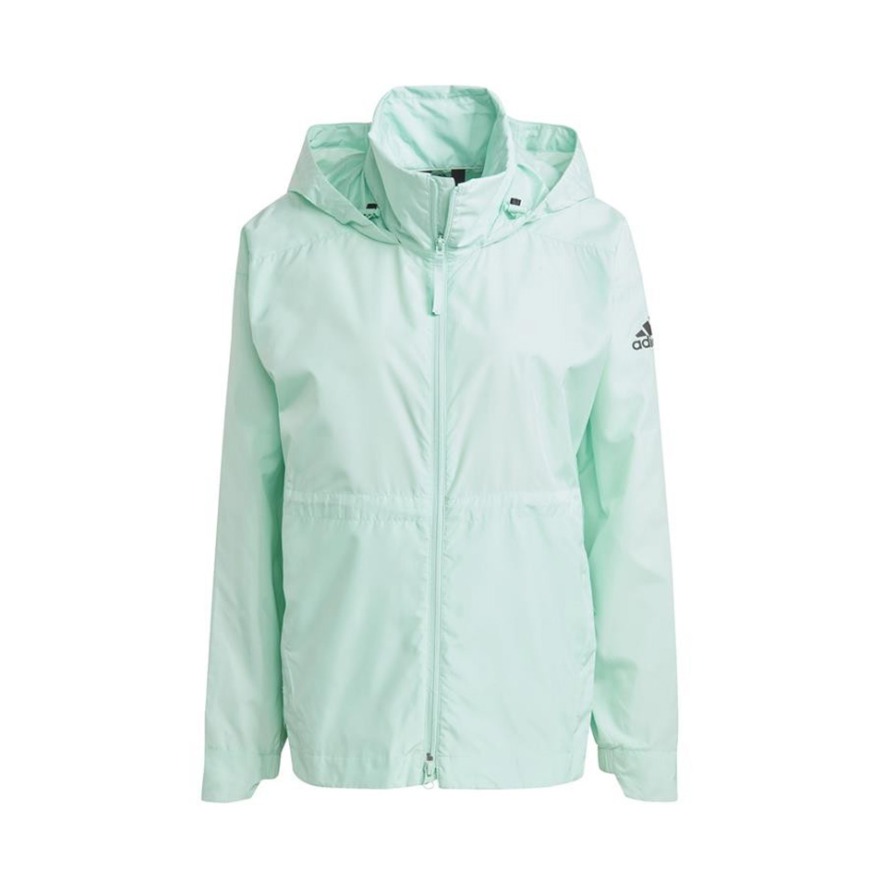 adidas 轻薄舒适连帽防晒衣 女装 