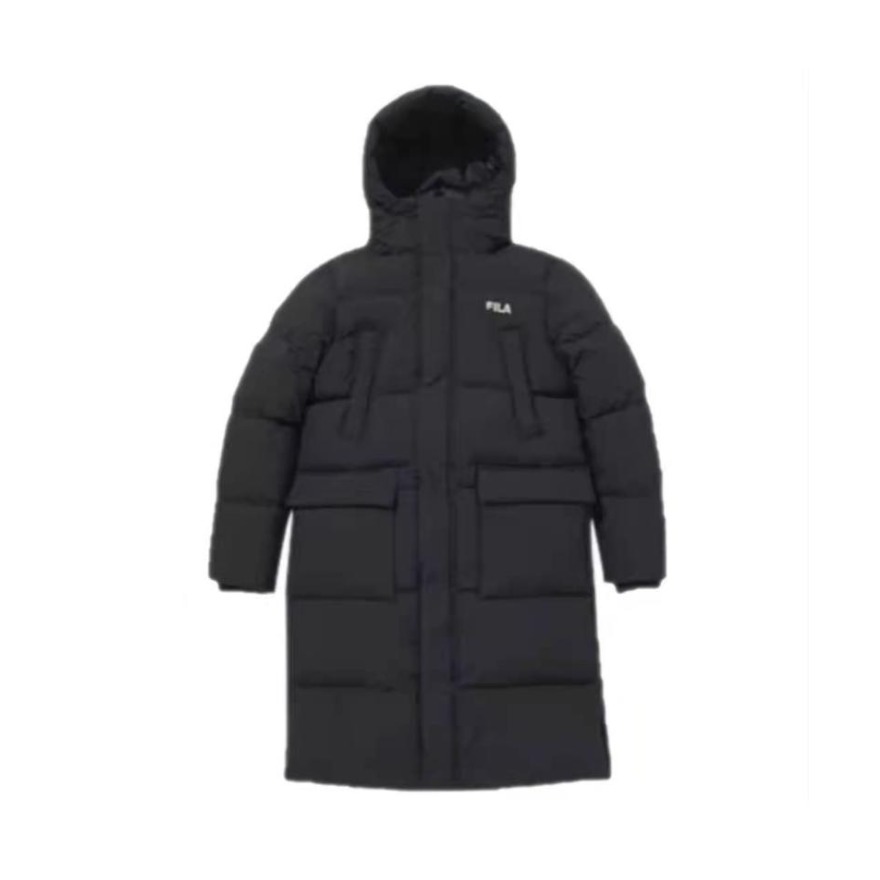 FILA 防风保暖休闲运动连帽羽绒服 男女同款 FE2DJC6103X