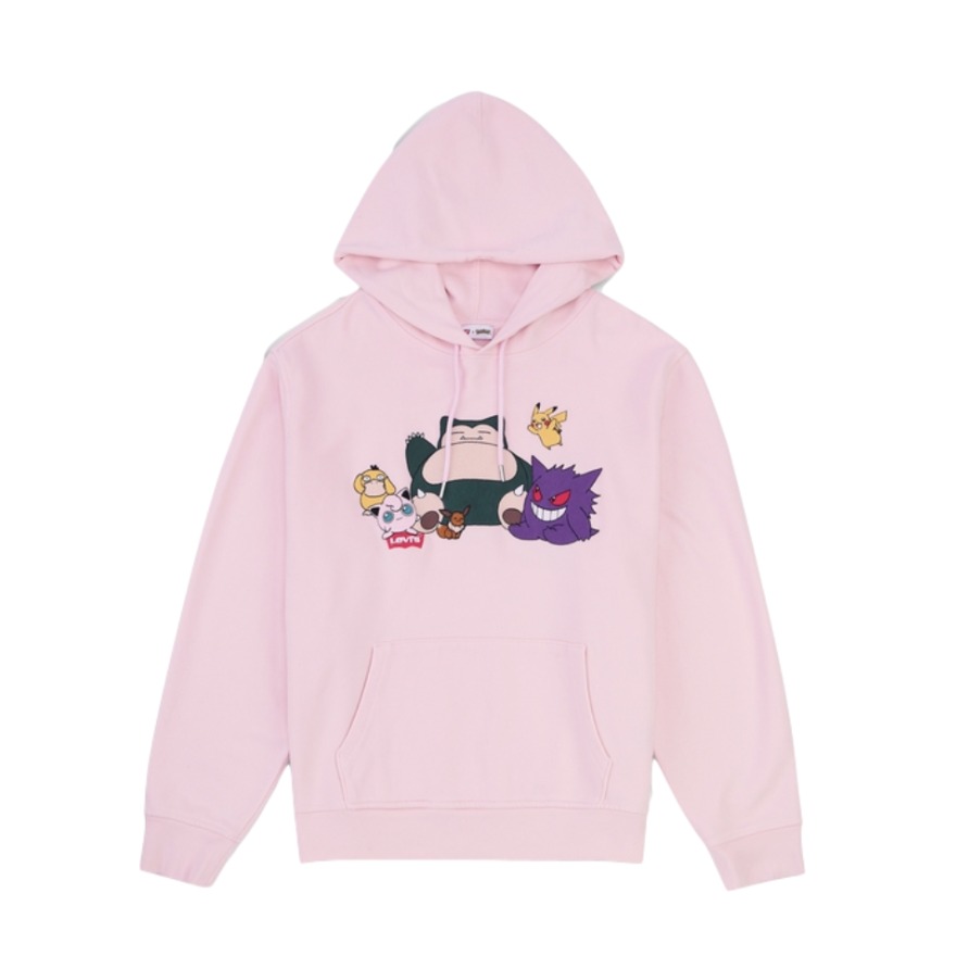 Levi's x Pokémon 联名系列刺绣连帽卫衣 男女同款 59216-0003