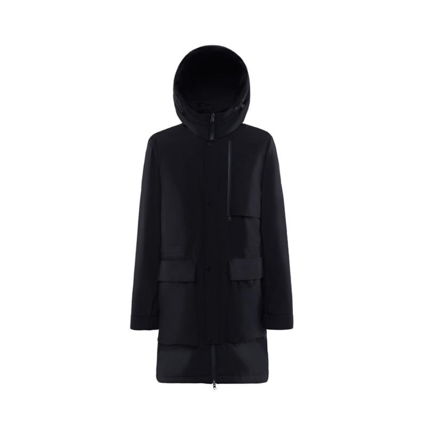 波司登 中长款连帽宽松休闲羽绒服 B90131105