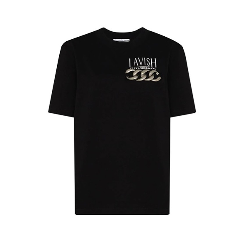 Alexander Wang 大王 Lavish T恤链条短袖 男女同款