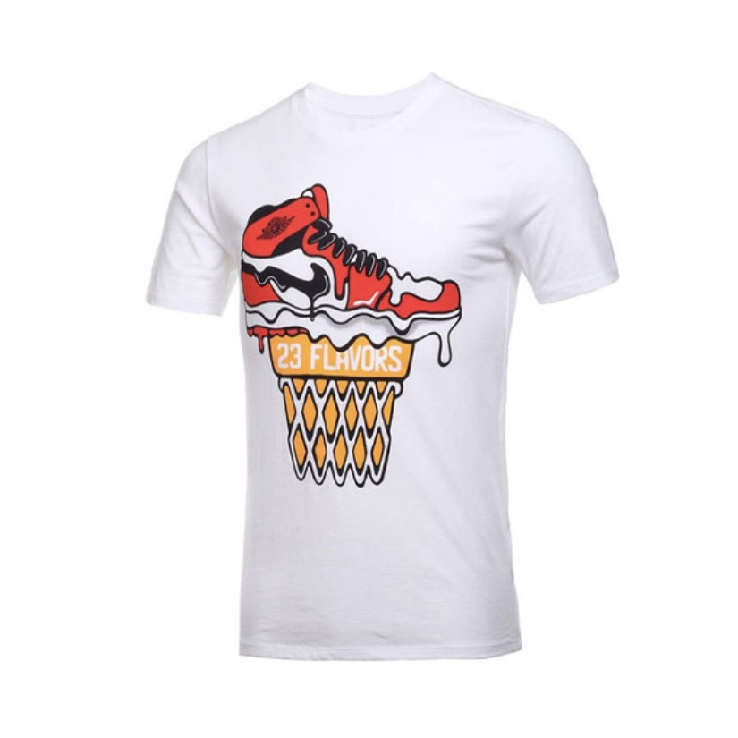 Jordan Brand/乔丹 Jordan Brand AJ1芝加哥冰激凌印花短袖T恤 男女同款 789645